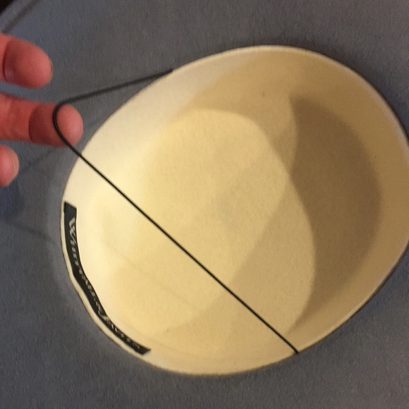 Vintage Whittall & Javits Gray and Ivory Hat - Picture 12 of 13